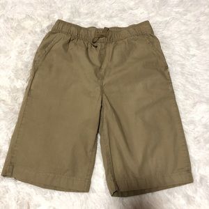 Kids children place khaki shorts